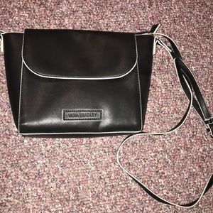 Black Leather Vera Bradley Crossbody